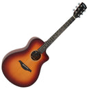 Vintage Pacific Coast Series Acoustic Guitar ~ Cherry Burst V300cb