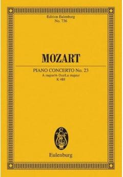 Mozart Piano Concerto No. 23 in A, K.488 Mini Score For Leaving Cert