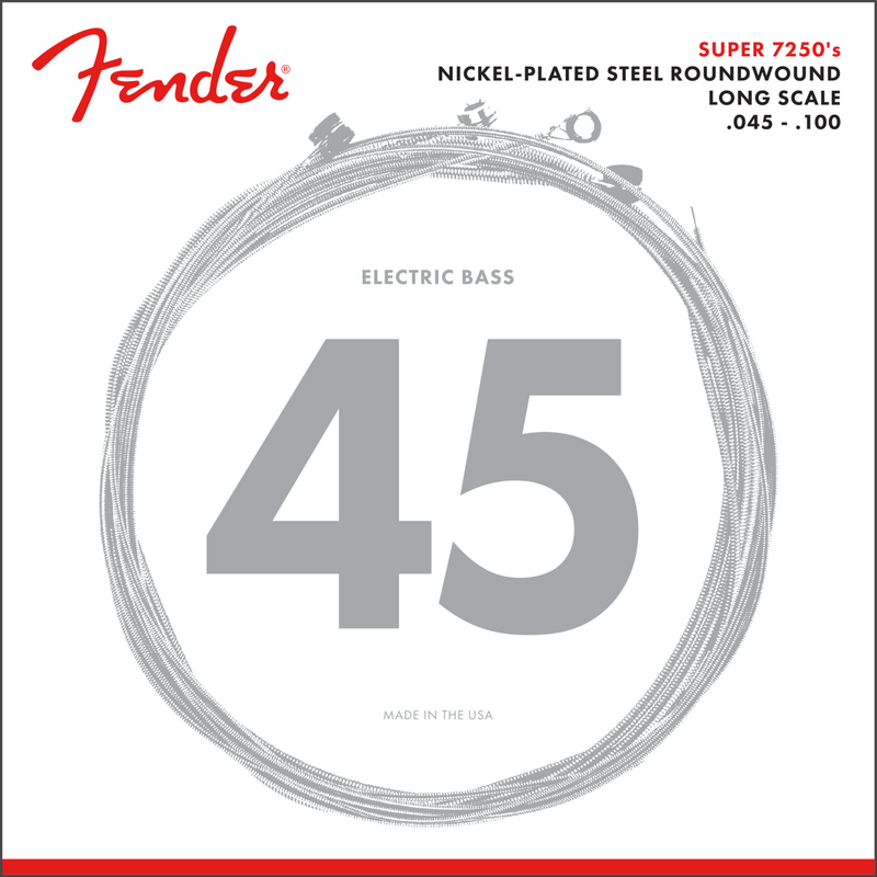 Fender Nickel-Plated Roundwound Bass Strings 45-100