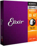 Elixir 80/20 Bronze Nanoweb Coating 10-47 Gauge for 12 string