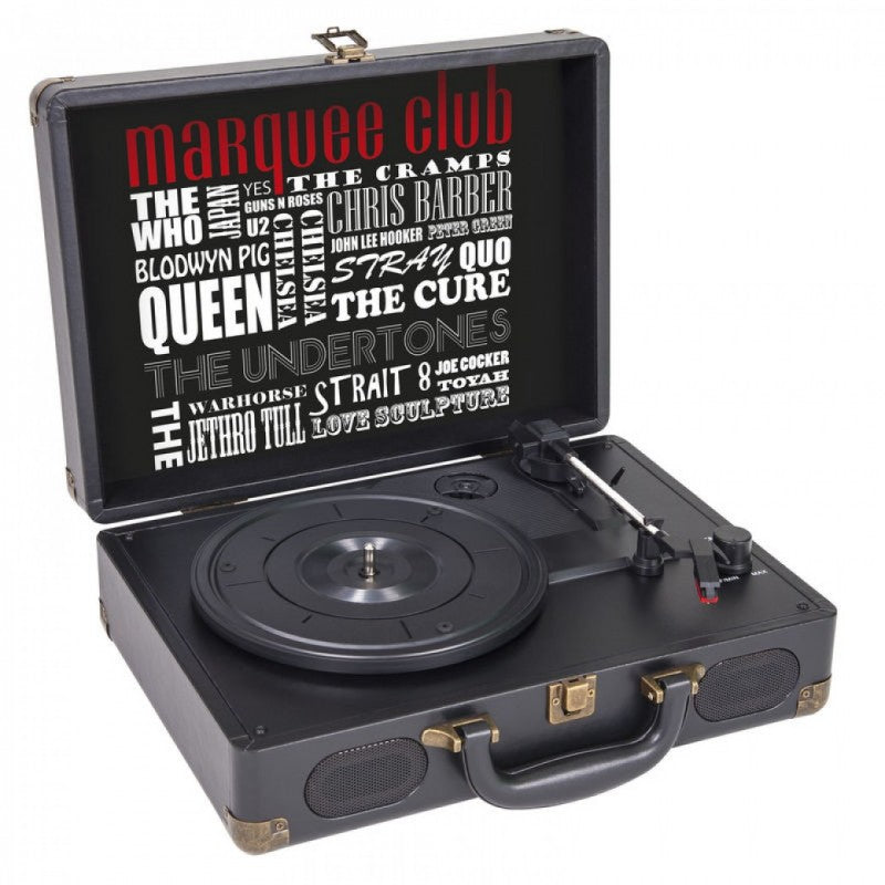 Marquee Club Retro design Portable Record Player