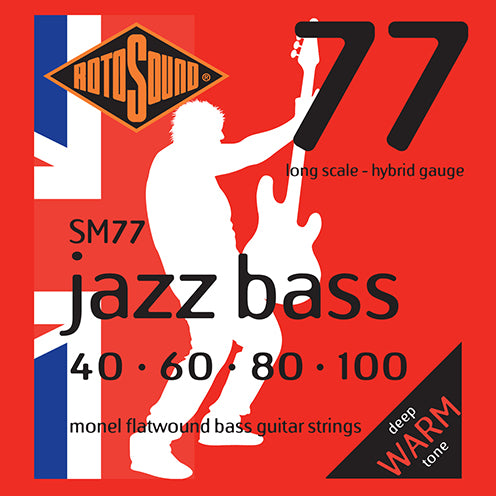 Roto Sound SM77 40-100 Flatwound Bass Strings